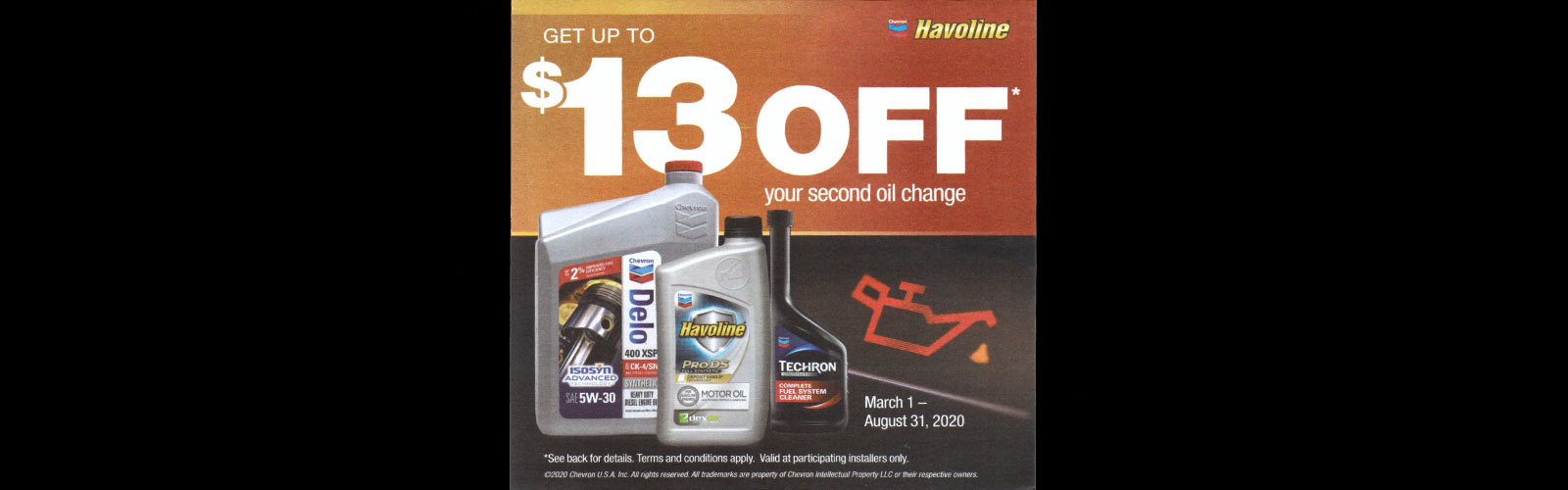 Havoline Oil Rebate Form